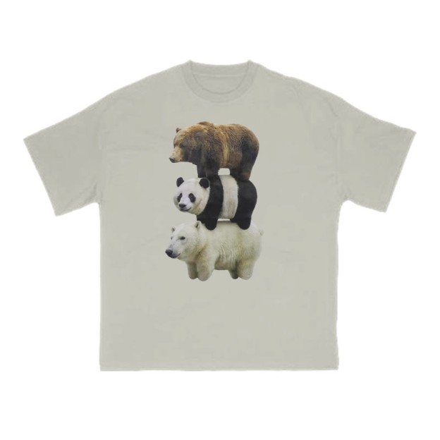 Funny Parody Animation Meme Print T-shirt - Warm Grey - US16-18(2XL) - image 4