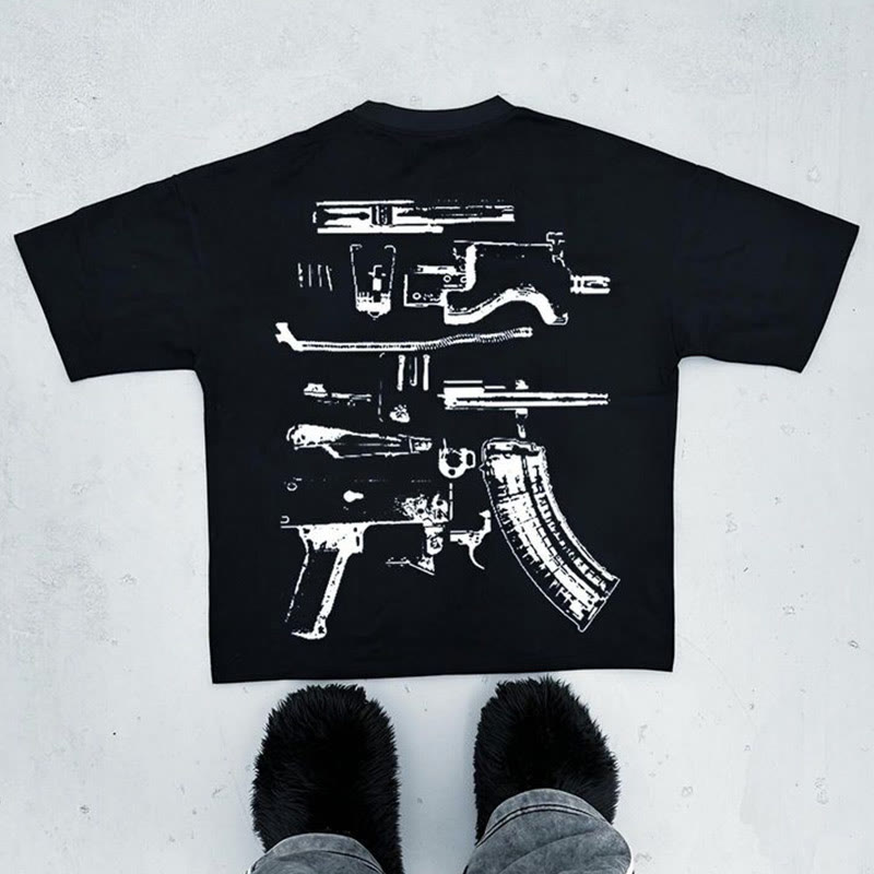 100% Cotton In Draco We Trust Print T-shirt