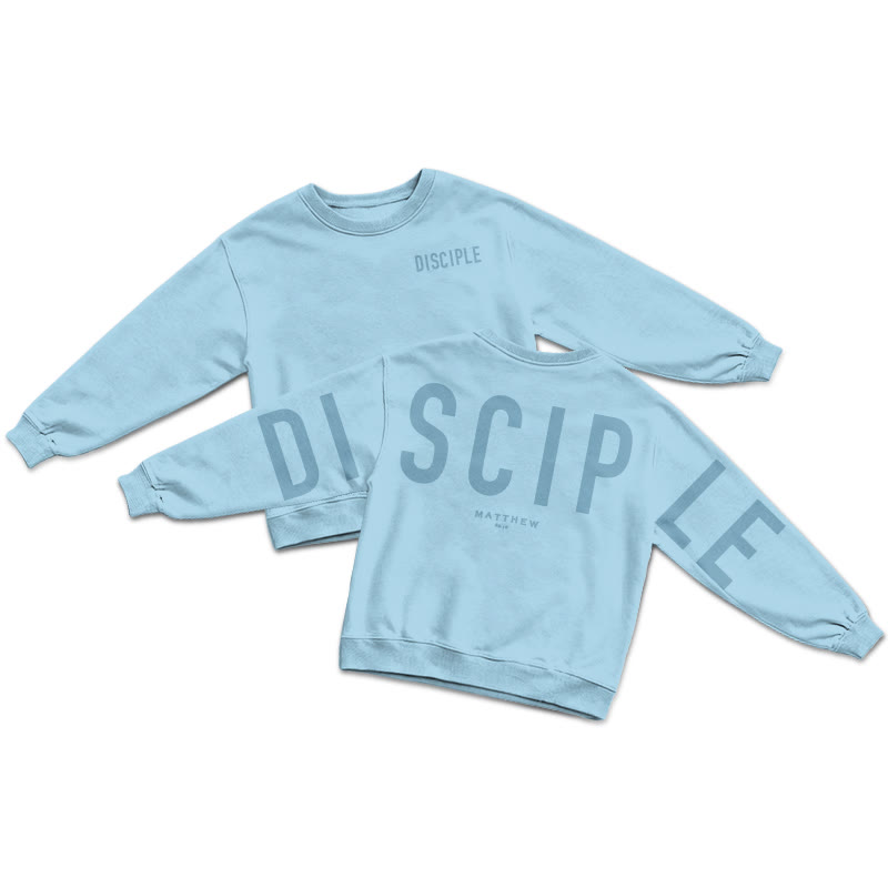 Disciple Matthew 28:19 Print Sweatshirt - Blue - US16-18(2XL) - image 7