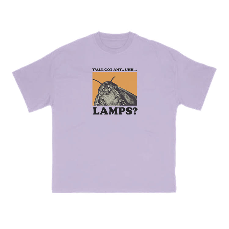 Y'all Got Any Lamps Meme Print T-shirt - Purple - US16-18(2XL) - image 9