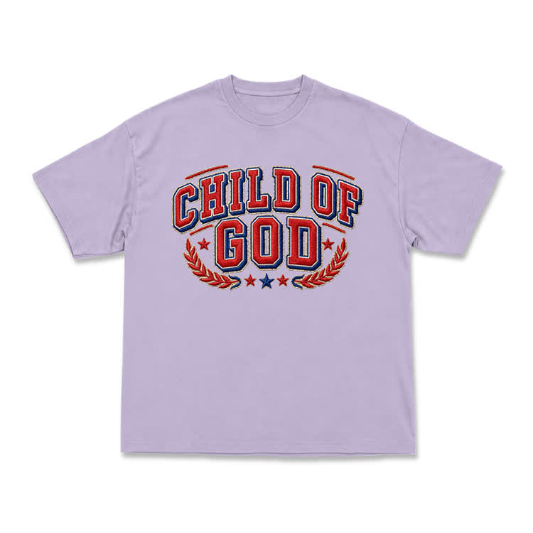 Child of God Varsity Crest T-Shirt - Purple - US16-18(2XL) - image 6