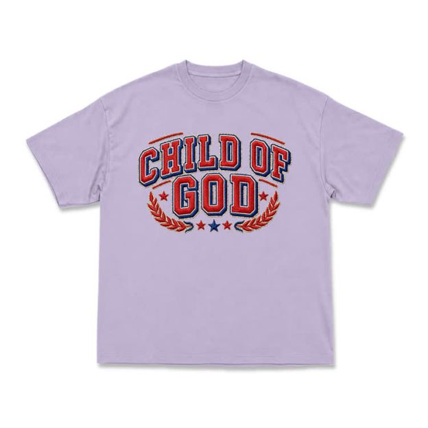 Child of God Varsity Crest T-Shirt - Purple - US16-18(2XL) - image 6