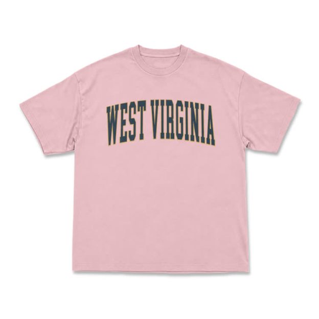 Classic West Virginia Varsity Graphic T-Shirt - Pink - US16-18(2XL) - image 13
