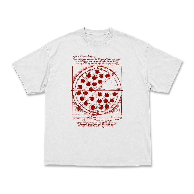 Heritage Sketch Print Ribbed Street Style T-Shirt - White - US16-18(2XL) - image 15