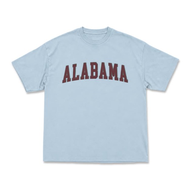 Alabama Graphic Casual T-Shirt - Light Blue - US16-18(2XL) - image 9