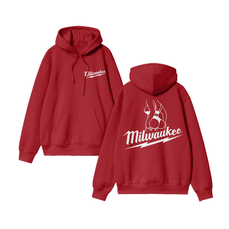 Milwaukee Print Hoodie - Red - US16-18(2XL) - image 9