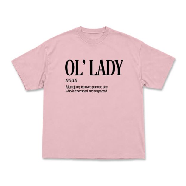 Casual OL' Lady Graphic Round Neck T-Shirt - Pink - US16-18(2XL) - image 5