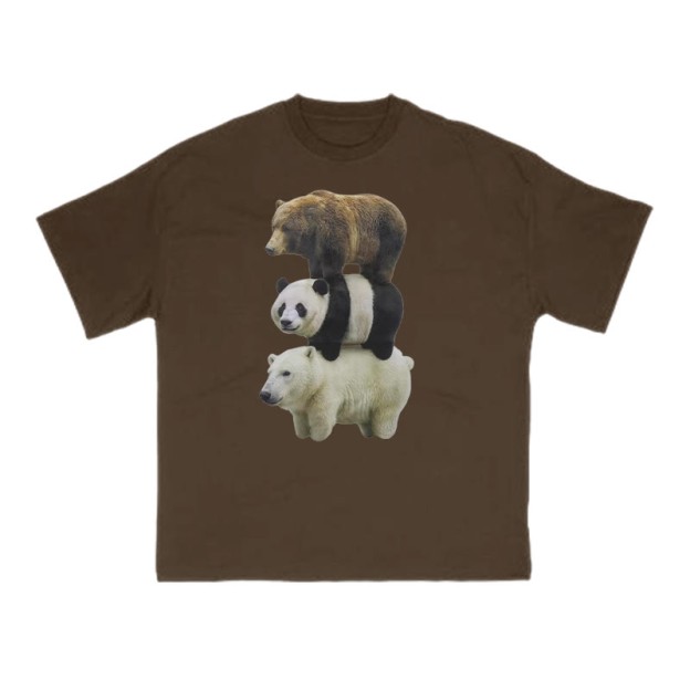 Funny Parody Animation Meme Print T-shirt - Coffee - US16-18(2XL) - image 6