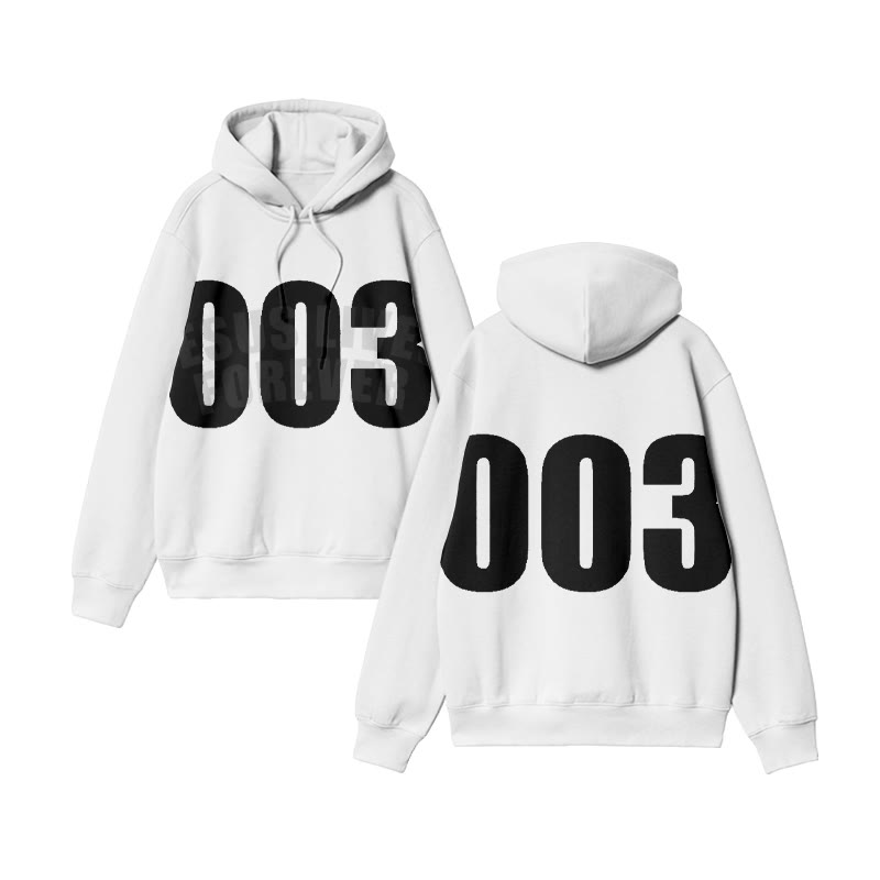 Unisex Jesus Lives Forever 003 Print Hoodie - White - US44-46(8XL) - image 3
