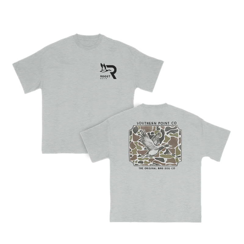 Unisex 100% Cotton Wild Duck Camouflage Print T-shirt