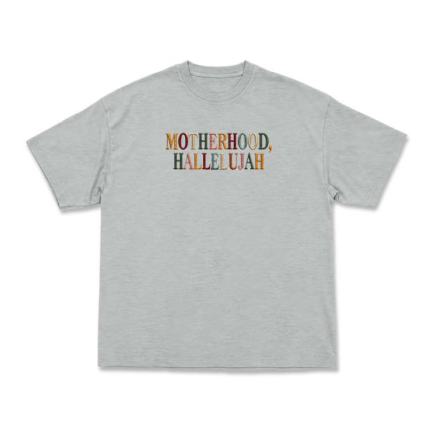 Vintage MOTHERHOOD.HALLELUJAH Graphic T-Shirt - Grey - US16-18(2XL) - image 10