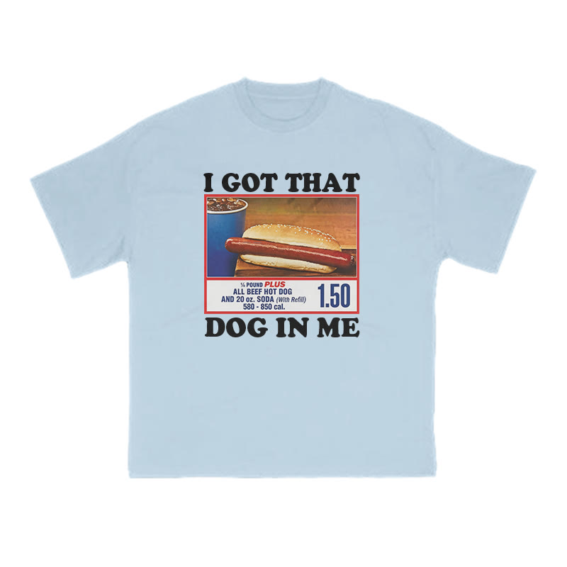 I Got That Dog In Me Print T-shirt - Light Blue - US16-18(2XL) - image 10