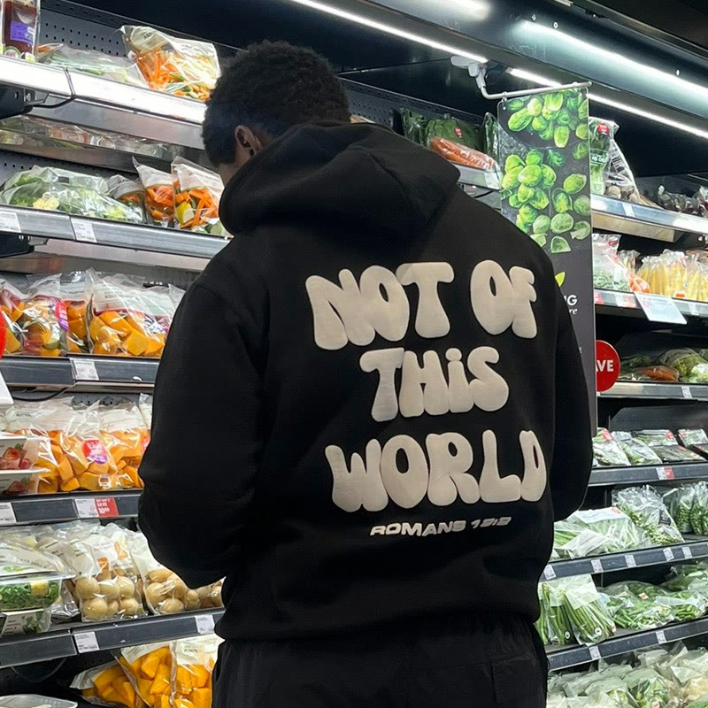 Not Of This World Print Hoodie - image 4