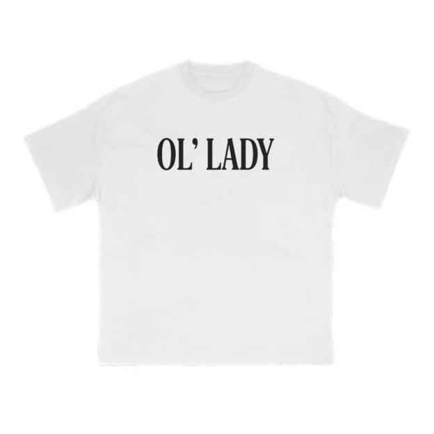 Ol' Lady Print T-shirt - White - US16-18(2XL) - image 3