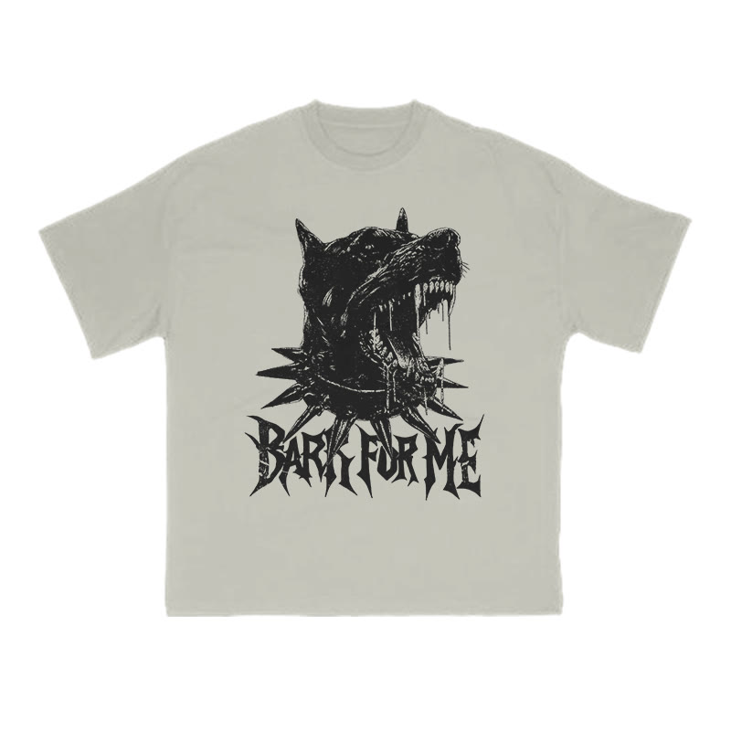 Roaring Mastiff Bark For Me Print T-shirt - Warm Grey - US16-18(2XL) - image 4