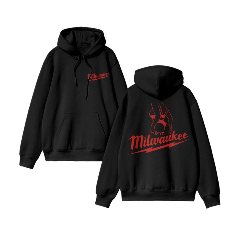 Milwaukee Print Hoodie - Black - US16-18(2XL) - image 3