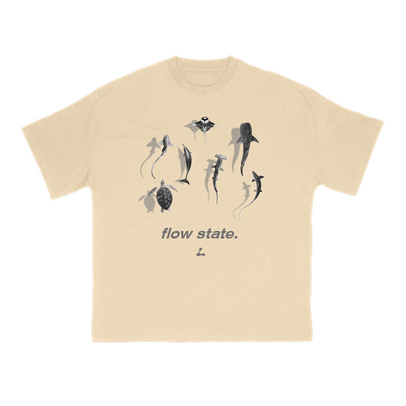 Flow State Print T-shirt - Apricot - US16-18(2XL) - image 5