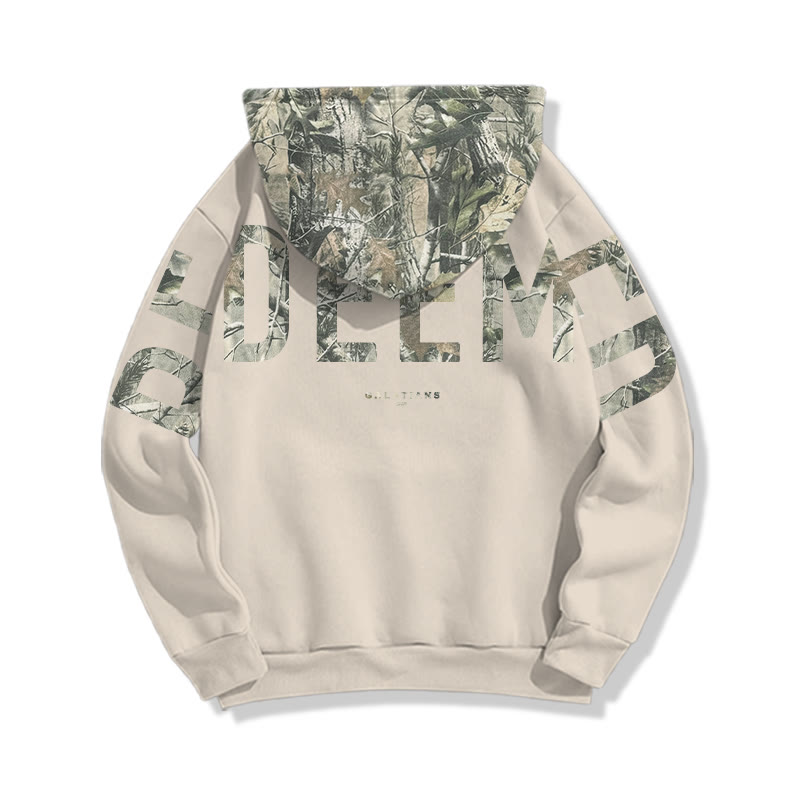 Redeemed Galatians 2:20 Dead Leaves Camouflage Print Hoodie - image 11