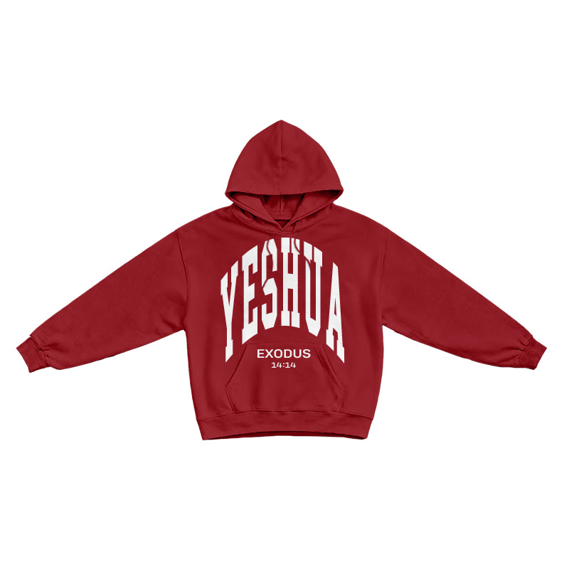 Yahweh Exodus 14:14 Print Causal Hoodie - Red - US16-18(2XL) - image 8