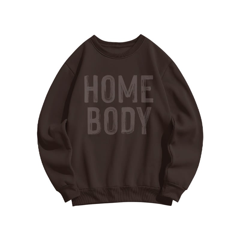 Home Body Print Sweatshirt - Coffee - US16-18(2XL) - image 5