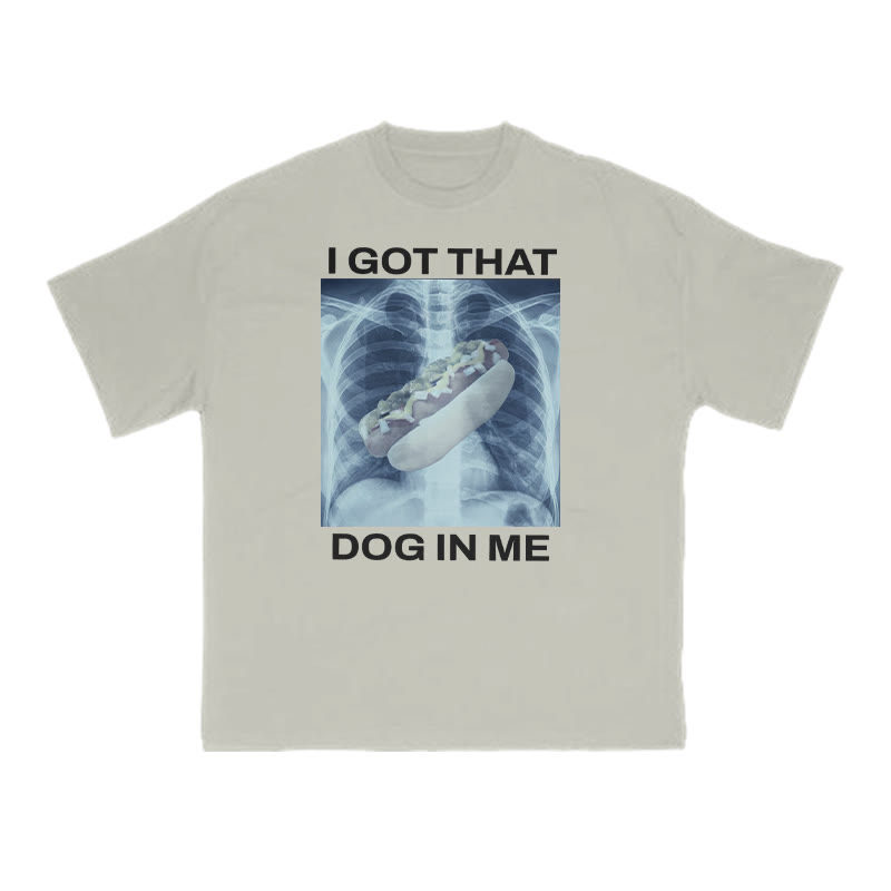 I Got That Dog In Me Print T-shirt - Warm Grey - US16-18(2XL) - image 4