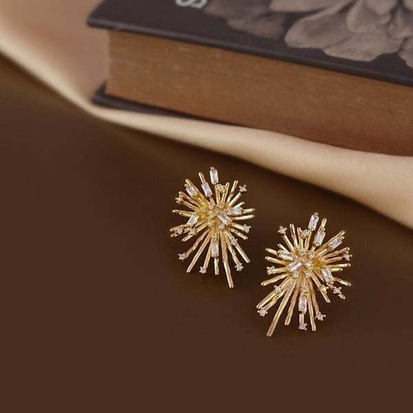 Mother's Day Gift Firework earrings-Engravingift