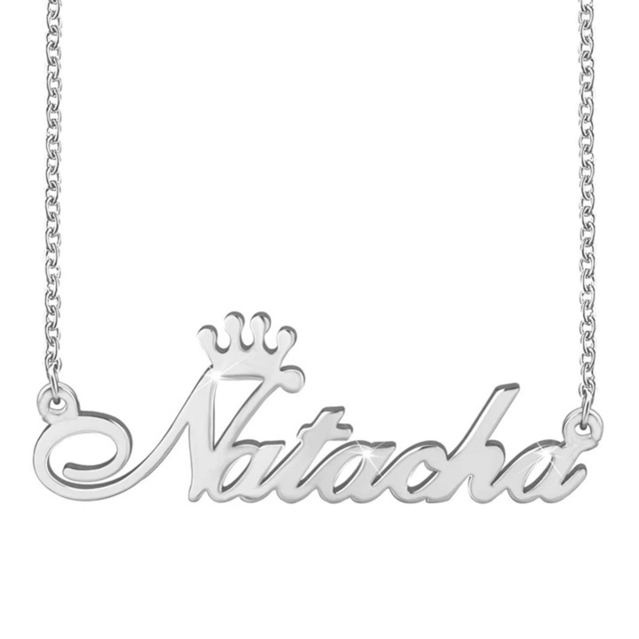 Mother's Day Gift Personalized Crown Name Necklace-Engravingift