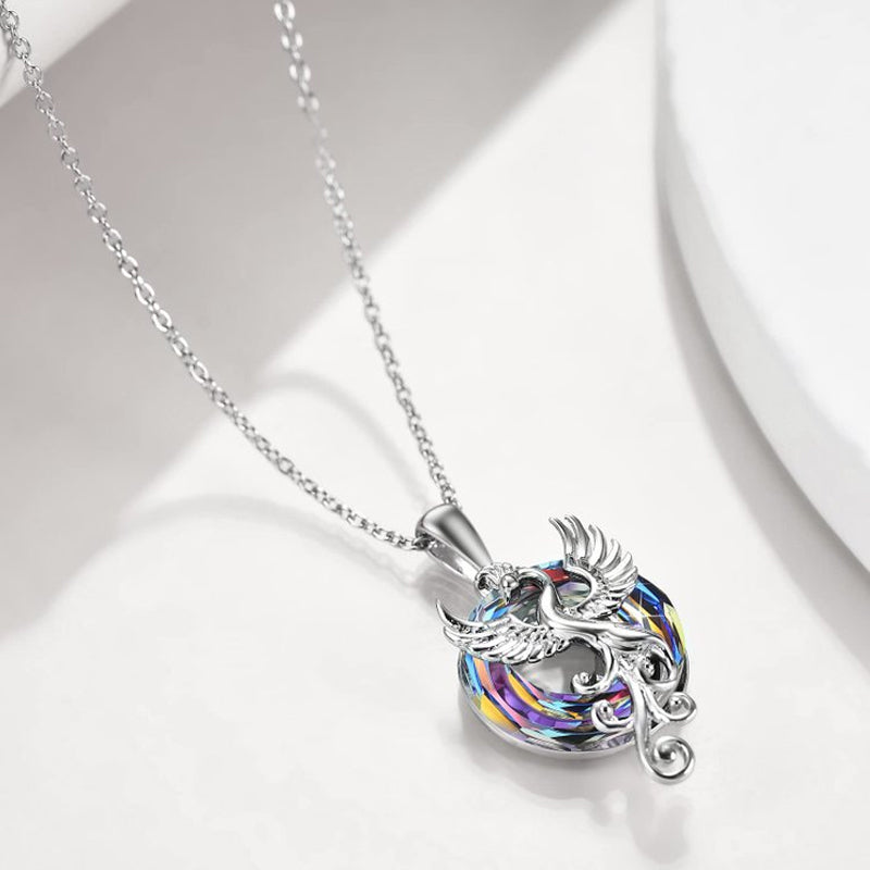 Mother's Day Gift Flying Phoenix Necklace-Engravingift
