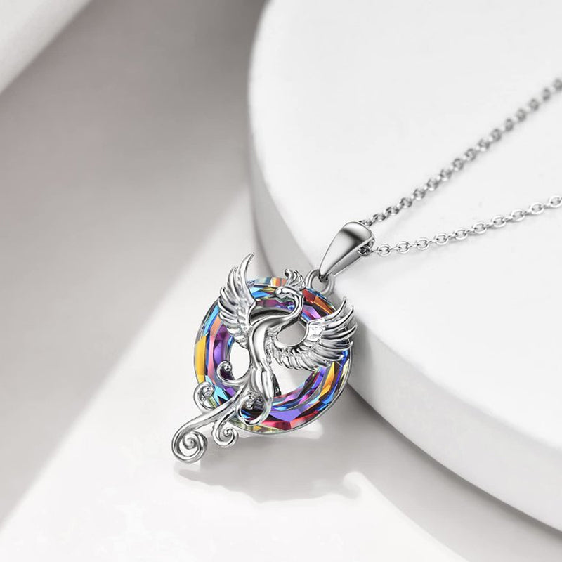 Mother's Day Gift Flying Phoenix Necklace-Engravingift