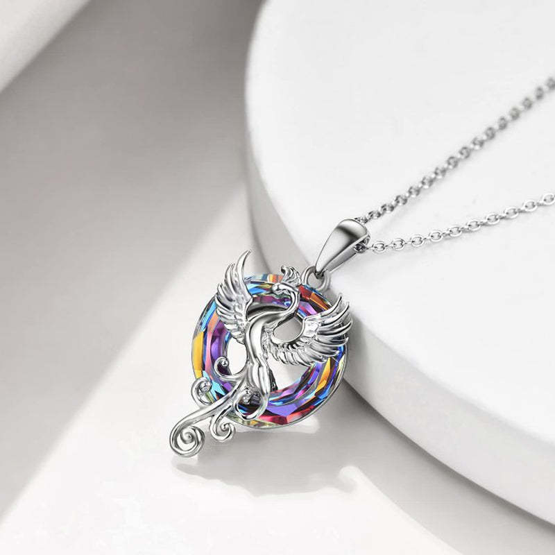 Mother's Day Gift Flying Phoenix Necklace-Engravingift