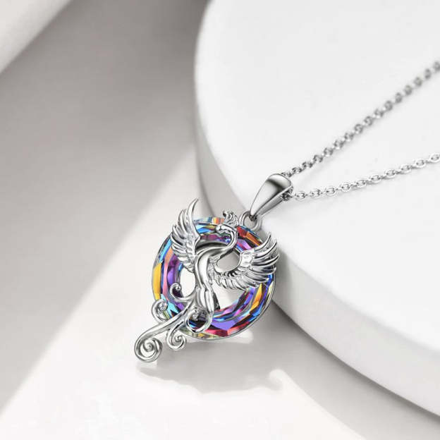 Mother's Day Gift Flying Phoenix Necklace-Engravingift