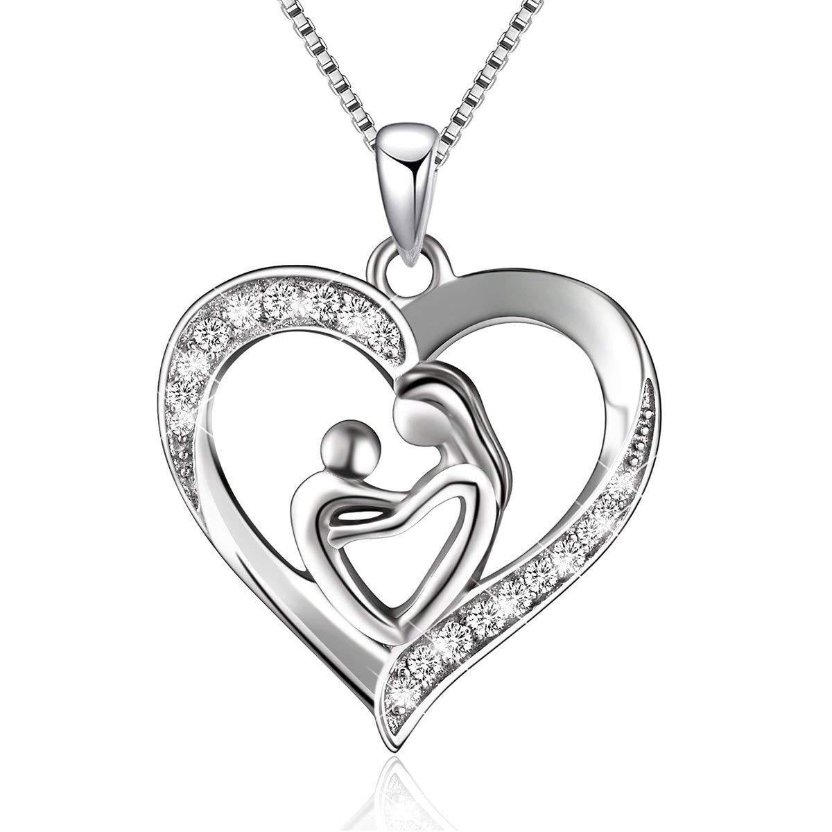 Mother's Day Gift Mom and Child Necklace-Engravingift