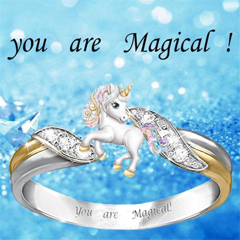 Mother's Day Gift Personalized Rainbow Unicorn Necklace-Engravingift
