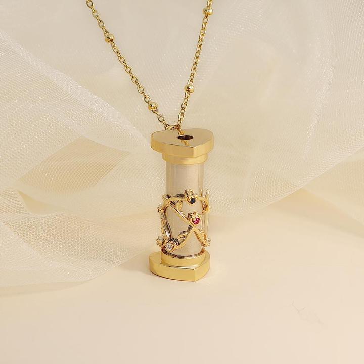 Mother's Day Gift "You Color My World" Granddaughter Kaleidoscope Necklace-Engravingift