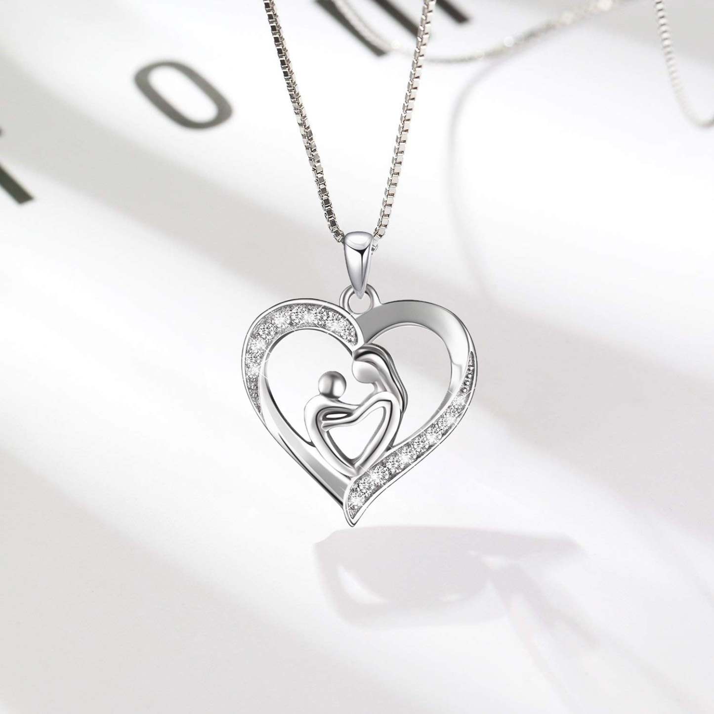 Mother's Day Gift Mom and Child Necklace-Engravingift