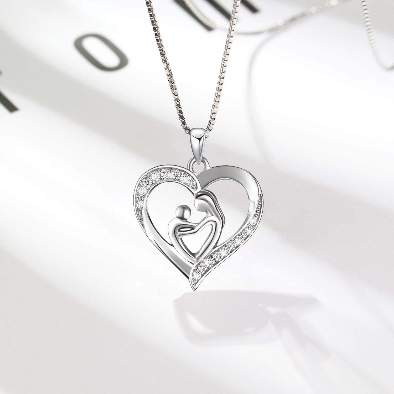 Mother's Day Gift Mom and Child Necklace-Engravingift