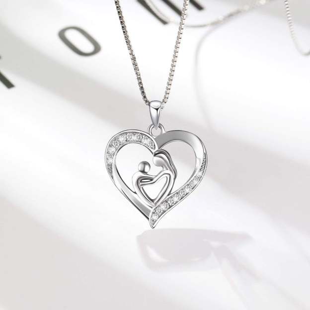 Mother's Day Gift Mom and Child Necklace-Engravingift