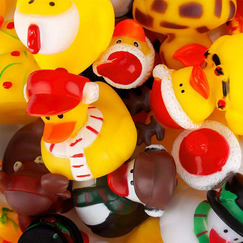 Christmas Gift Advent Calendar 2022 - 24 Rubber Ducks for Kids-Engravingift