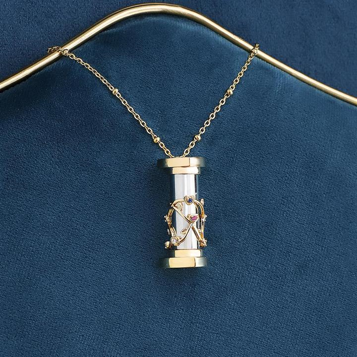 Mother's Day Gift "You Color My World" Granddaughter Kaleidoscope Necklace-Engravingift