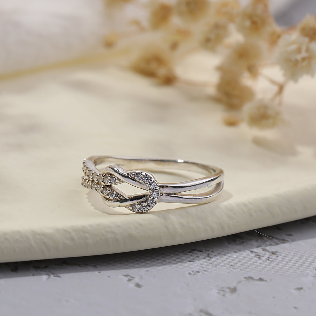Mother's Day Gift Love Knot Ring-Engravingift