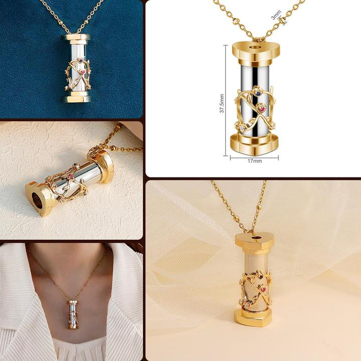 Mother's Day Gift "You Color My World" Granddaughter Kaleidoscope Necklace-Engravingift