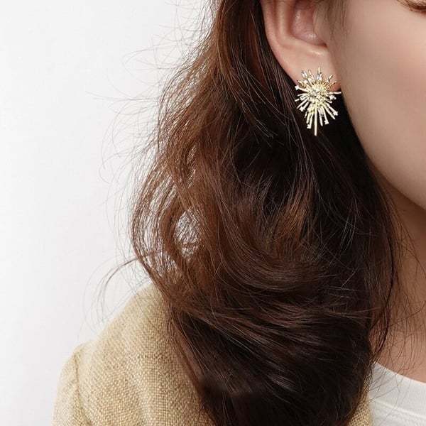 Mother's Day Gift Firework earrings-Engravingift