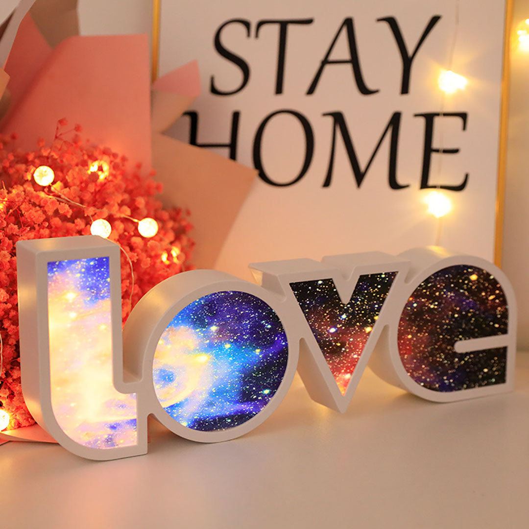 Mother'sDay Gift 'love' LED Night Light-Engravingift