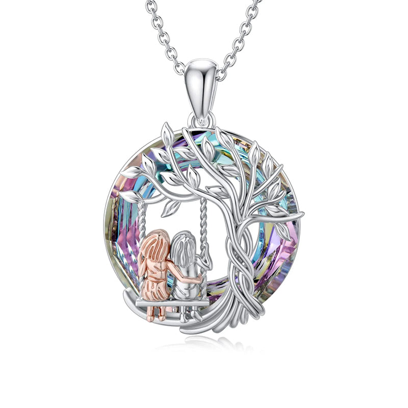 Mother's Day Sisters Gifts Tree of Life Sisters Necklace From Sisters-Engravingift