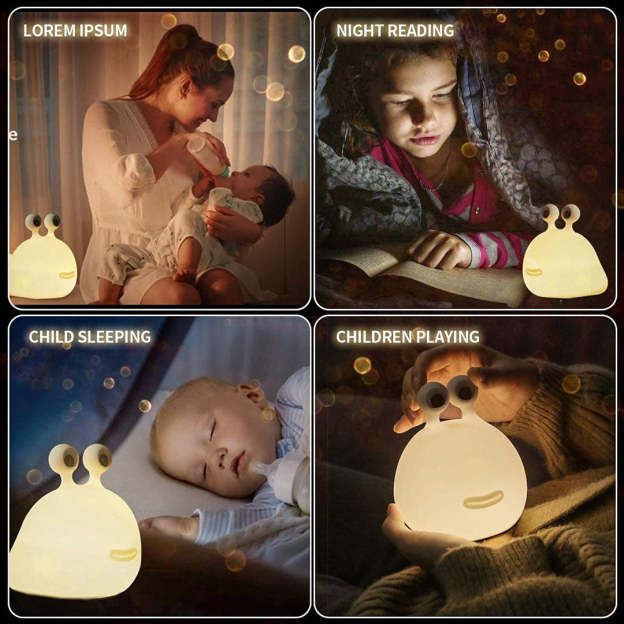 Mother's Day Gift Silicone Slug Night Light-Engravingift