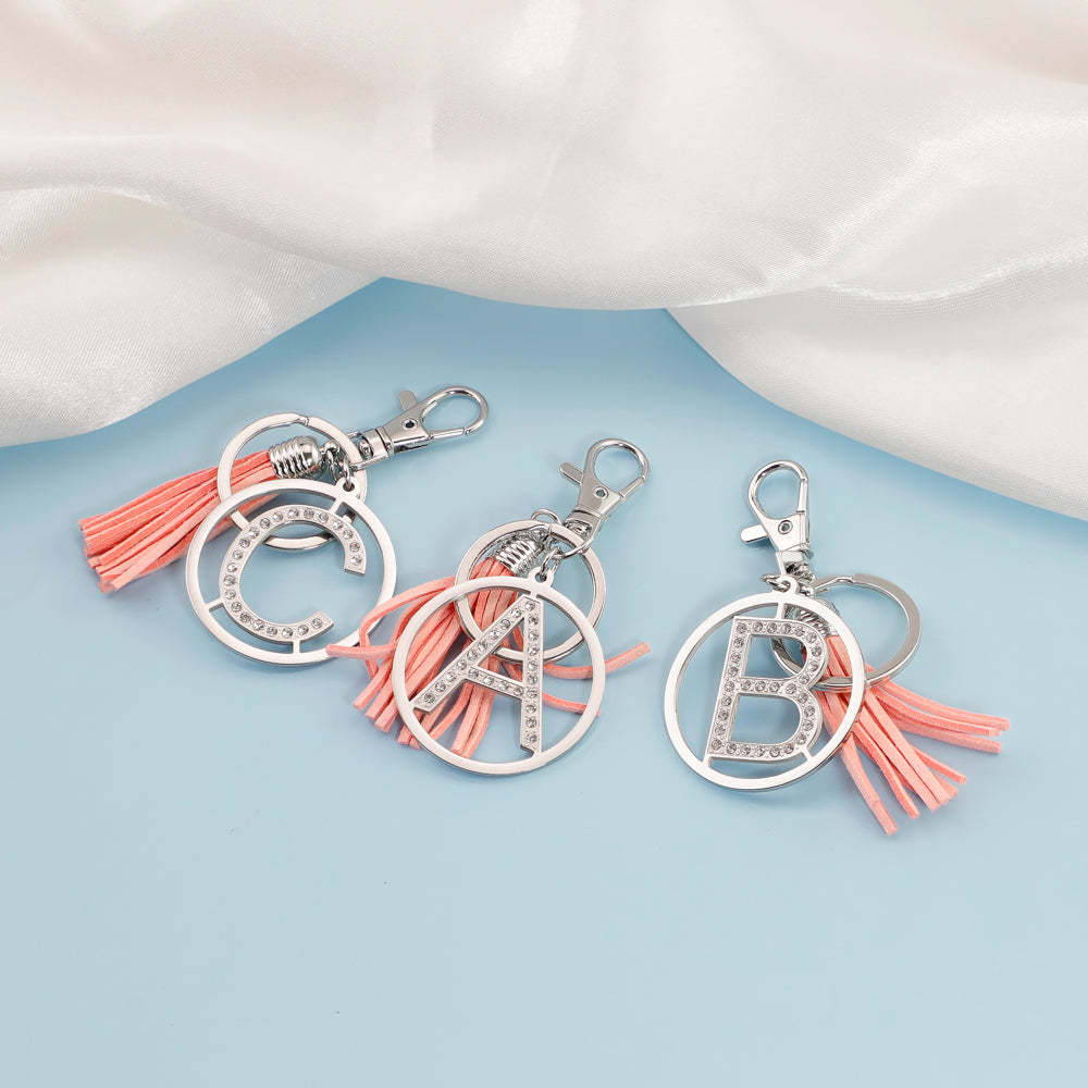 Mother's Day Gift A TO Z Letter  initial keychains-Engravingift