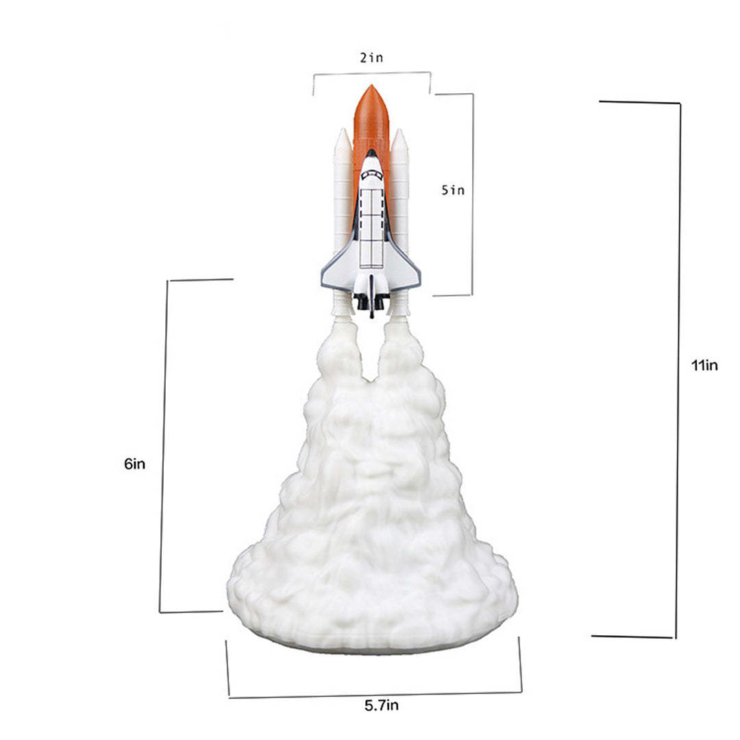 Christmas Gift Rocket Lamp/Space Shuttle Lamp-Engravingift