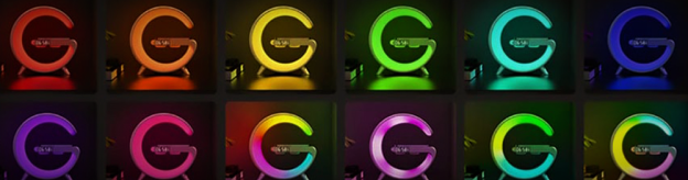 Christmas Gift Magic Rhythm Ambient Light Wireless Charger-Engravingift