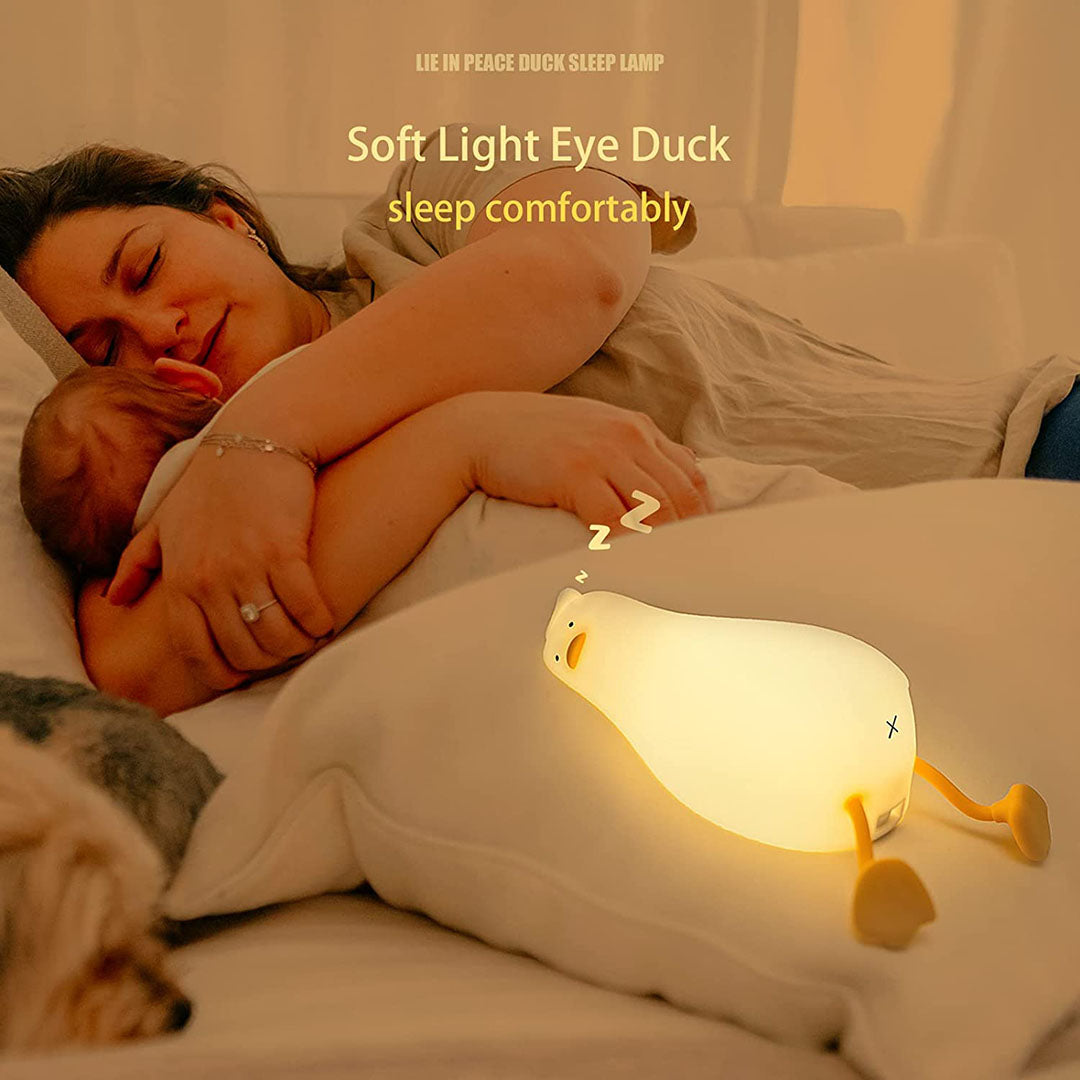 Mother's Day Gift Lying Duck Night Light-Engravingift
