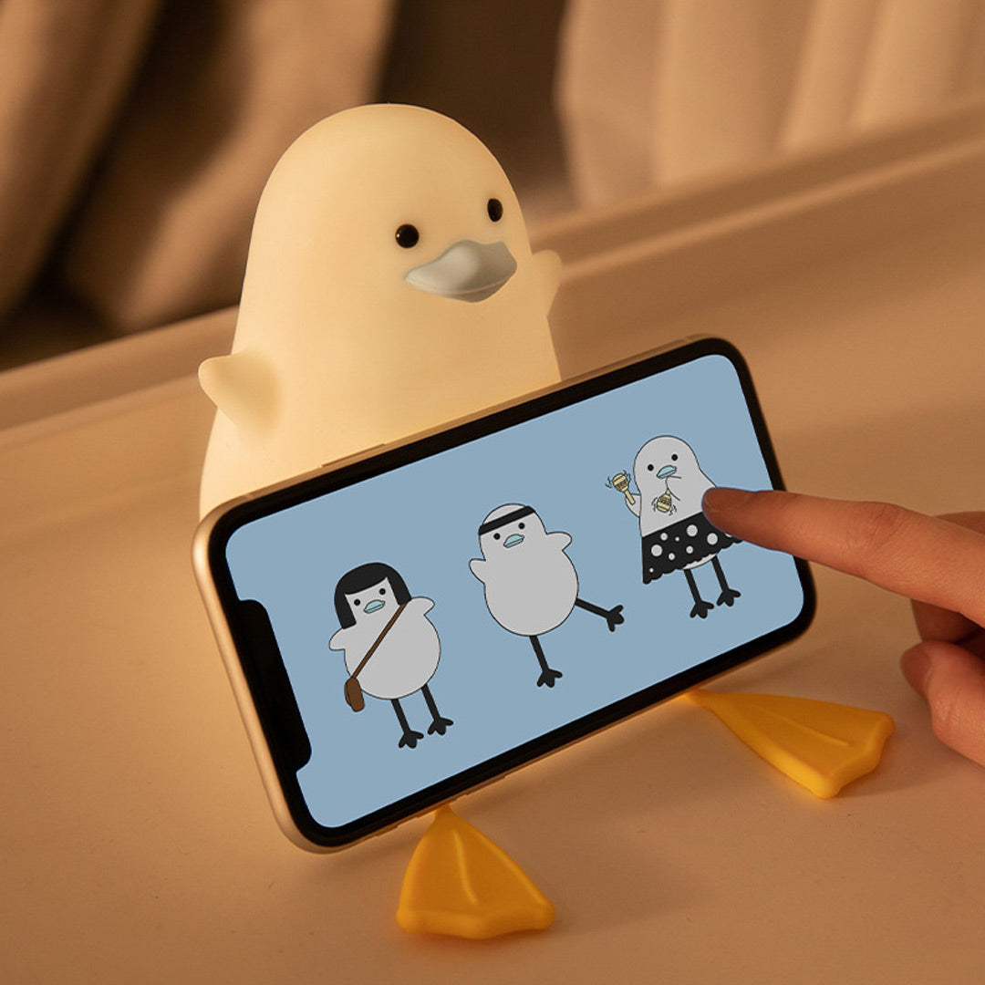 Mother's Day Gift Lying Duck Night Light-Engravingift